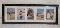 New , Sealed - 25"&times;9" Five Slot Picture Frame