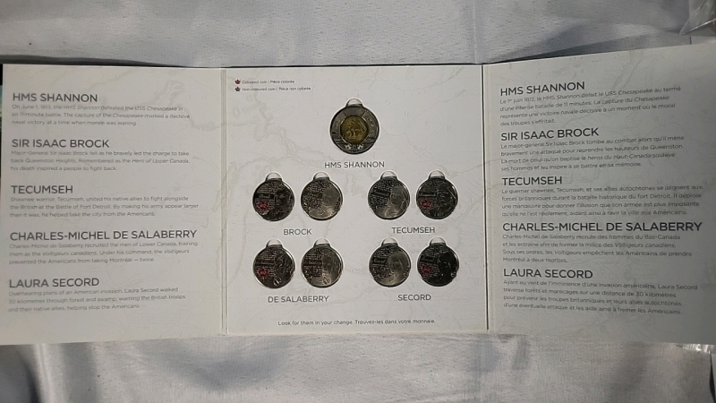War of 1812 Canadian Coin Collection