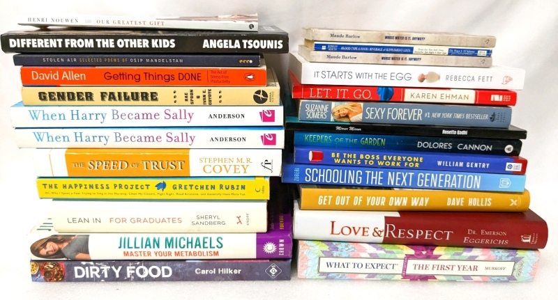 Assorted Self-Help, Non-fiction & Other Books