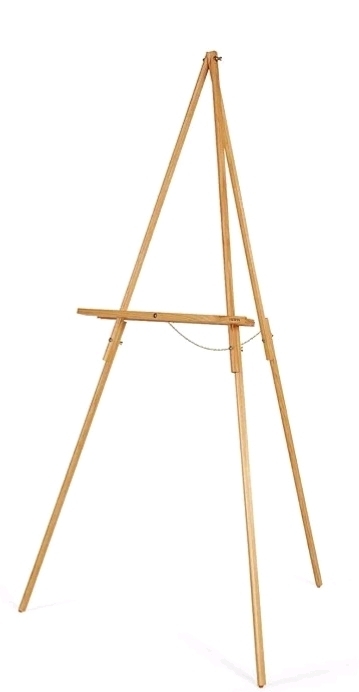 VISWIN 63" Wooden Tripod Display Easel Stand , A-Frame Artist Easel . New