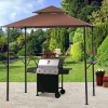 New - Grill Gazebo 8'x 5' Barbecue Canopy BBQ Gazebo Canopy Tent w/Air Vent - 4
