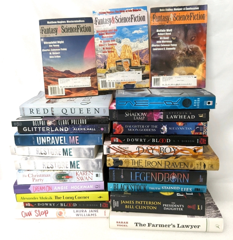 Assorted Vintage to New Novels & Fiction Books