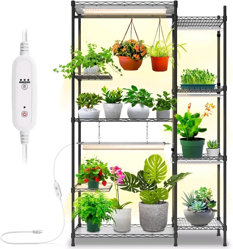 Bstrip Stand with T5 led Grow Light 5 Pack