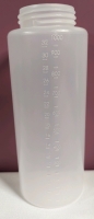 12 Large Condiment Bottles with Nozzle Tops.