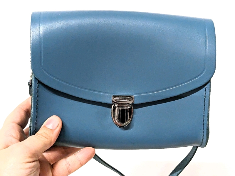 The Cambridge Satchel Company: The Pushlock Small Leather Purse