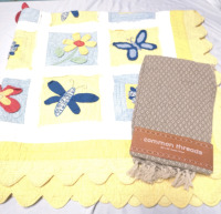 Vintage Quilt & Modern Throw