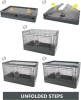 Richang 3-Pack Rotary Lock Closet / Storage Organizer Containers . New - 3