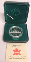 2003 Canadian Fine Silver Coronation Proof One Dollar Coin in Case