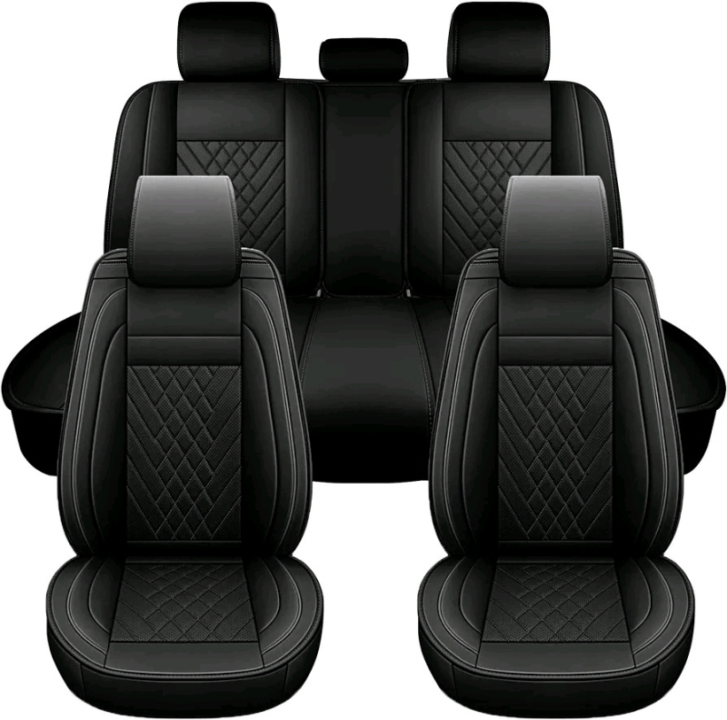 SPEED TREND Car Seat Covers &ndash; Premium PU Leather for Ultimate Comfort & Protection, Easy Installation and Universal Fit for Most Cars SUVs Trucks ST-002