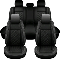 SPEED TREND Car Seat Covers &ndash; Premium PU Leather for Ultimate Comfort & Protection, Easy Installation and Universal Fit for Most Cars SUVs Trucks ST-002