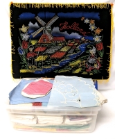 Assortment of Vintage Linens, Embroidered Handkerchiefs, Pillowcases & More