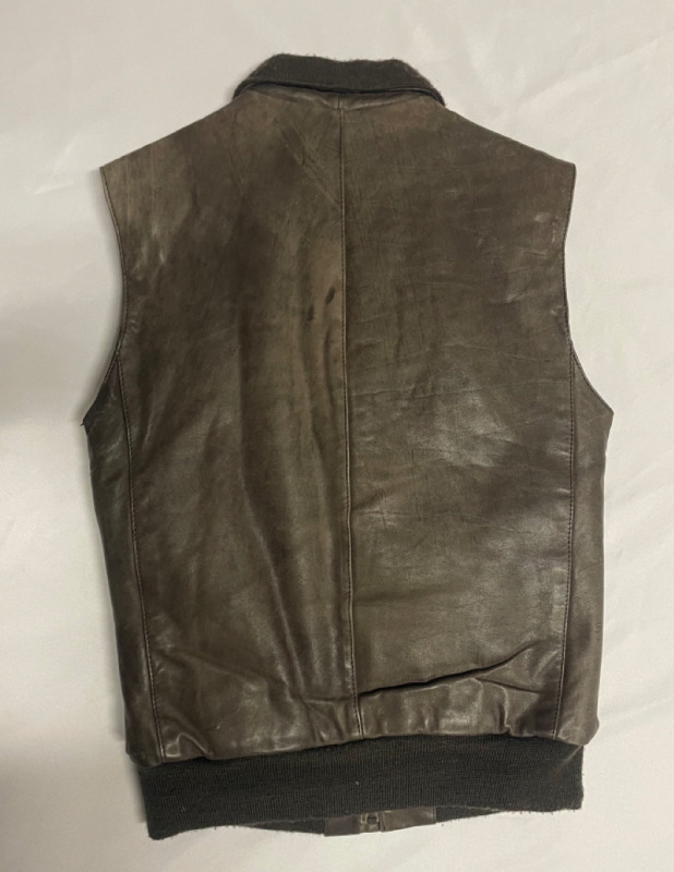 Leather Liaison vest size XS