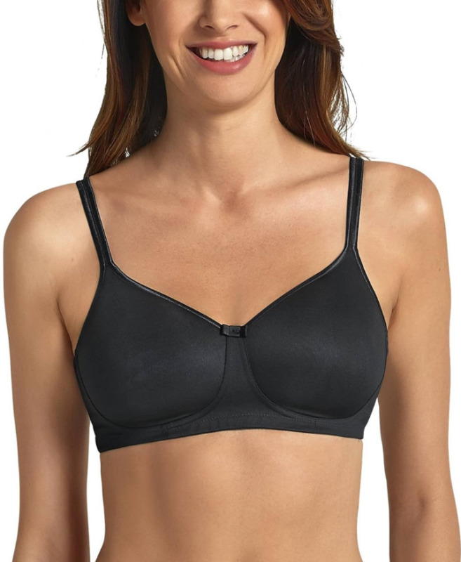 NEW Anita Care Tonya Women`s Padded Wire-free Mastectomy Bra Cup A Size 36 Black