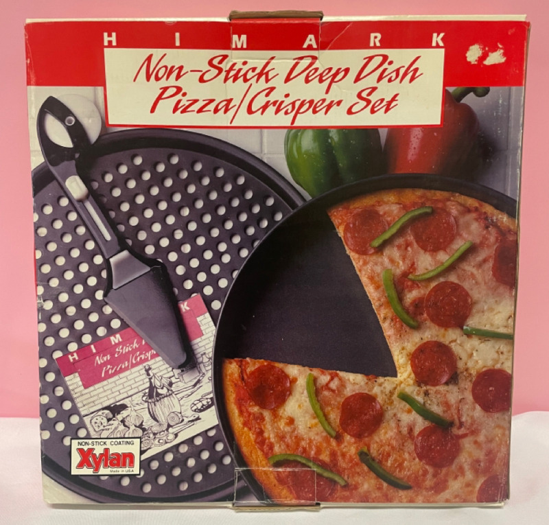 NEW Non-Stick Deep Dish Pizza and Crisper Set