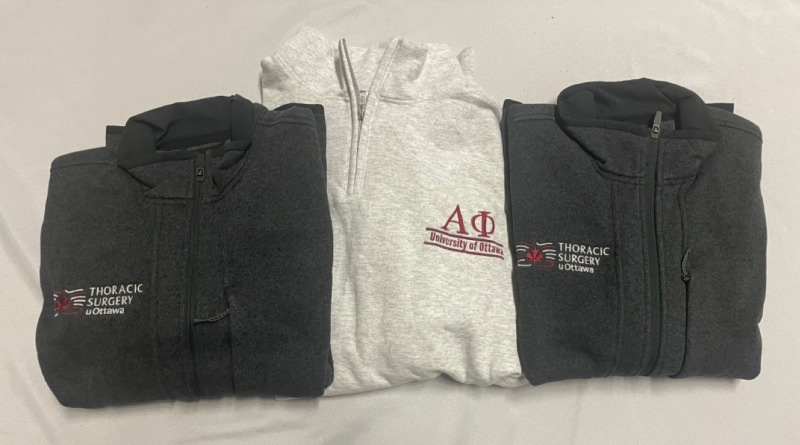 NEW 3 University of Ottawa Sweaters