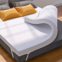 New PERLECARE 3 Inch Gel Memory Foam Mattress Topper for Pressure Relief (Size: Full)