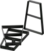 Orgerphy 18&ldquo; Black Trapezoid Metal Bench Legs , 3pcs . Heavy Duty Furniture Legs . New - 2