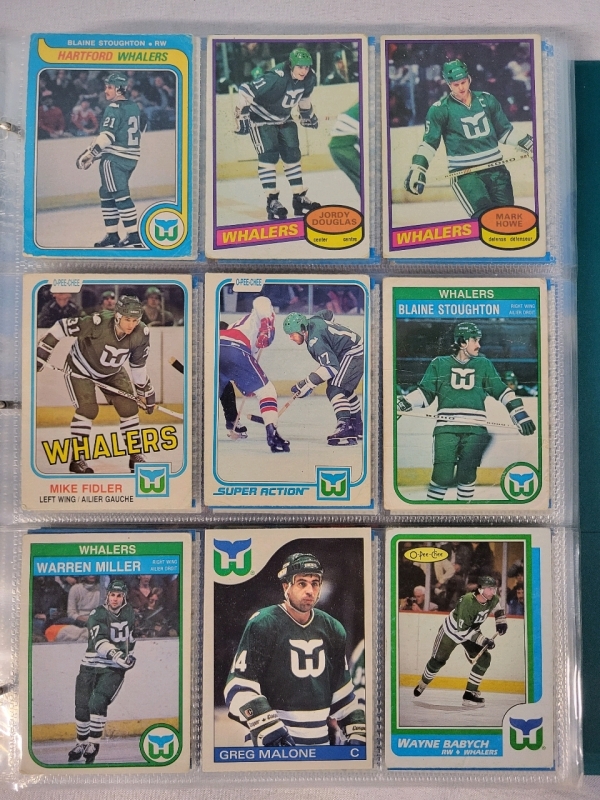 1979-1996 Hartford Whalers NHL Hockey Cards - 188