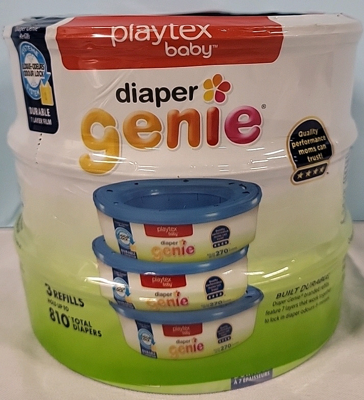 3 New Diaper Genie Refills - Playtex Baby