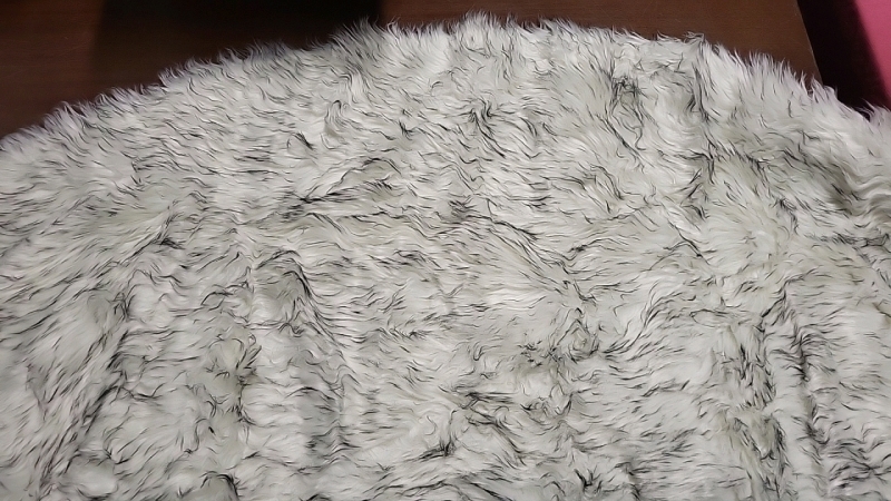 Unused Super Plush Circular Area Rug - 90" Diameter