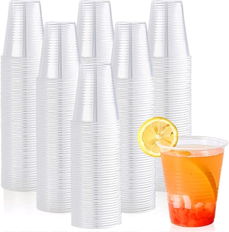 New Lilymicky [450 Pack] 12oz Clear Plastic Cups
