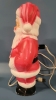 Vintage Plastic Blow Mold Santa Light & 2 Plastic Deer - 3