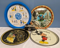 4 Collectabile Metal Plates and Kodak Hawkeye Instamatic II