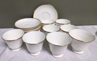 18 Piece Wedgwood Bone China Set - Teacups & Saucers