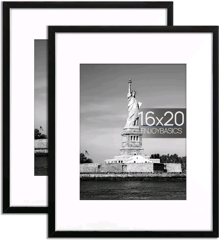 2 New EnjoyBasics 16"x20" Pictureframes.