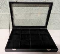 New Organizational Display Case with 12 Compartments.
