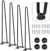 Set of 4 28" Hairpin Table Legs.