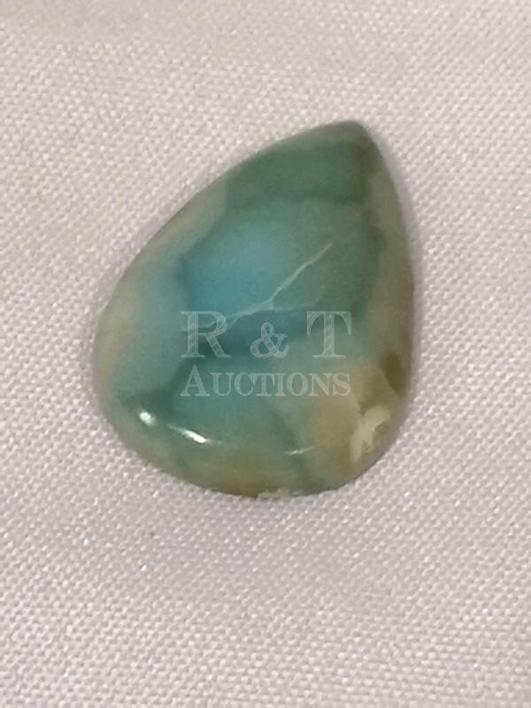 Beautiful Polished Larimar Stone Rain Drop Shape