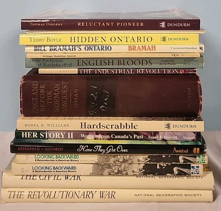15 History Books - Hardcover & Softcover