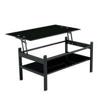 Unused Glass Top Lift Coffee Table