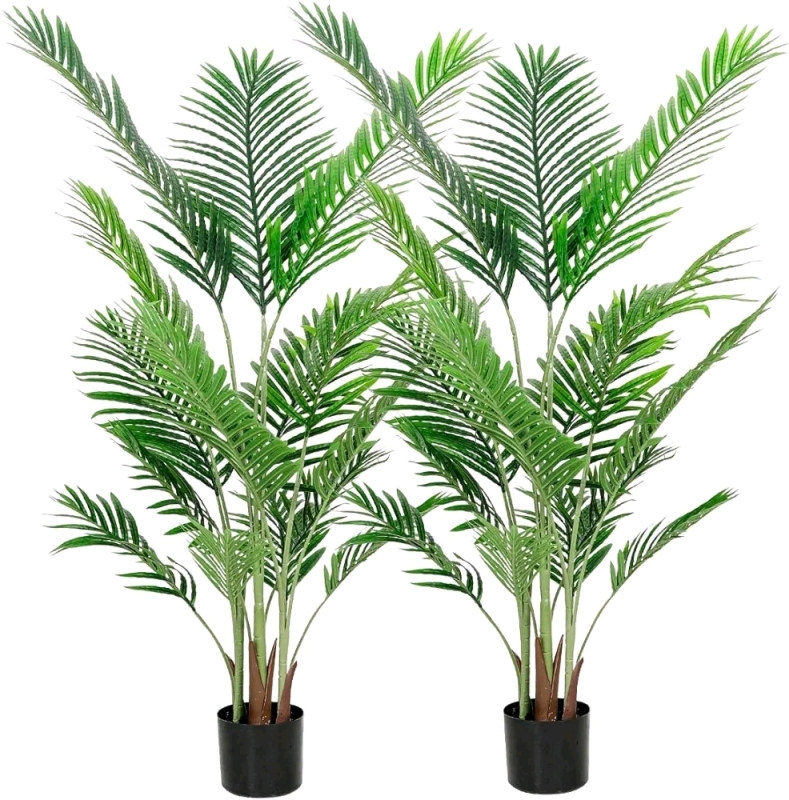 2 New Hobyhoon 5' Artificial Palm Trees