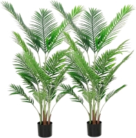 2 New Hobyhoon 5' Artificial Palm Trees