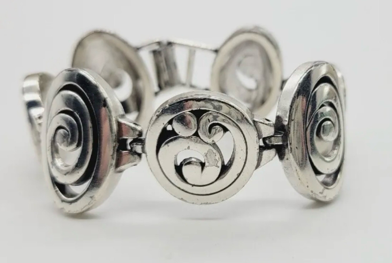 Brighton signed VERTIGO Swirl Statement Bracelet