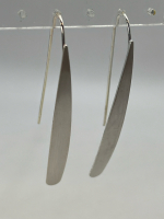 Modern Minimal French Wire Threader Statement Earrings