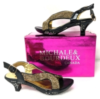 New Michael & Bordeaux Canada Heels (Size 32) T130-1