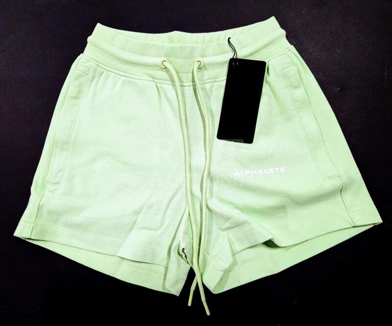 New ALPHALETE Women's Essential Core Shorts Size XXS (Frozen Spring)