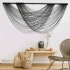 New - Macrame Wall Hanging Black Boho Wall Decor Large Boho Yarn Tapestry - 3