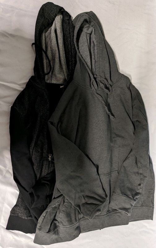 2 Hoodies -Defacto XS and Mountain Ridge XL