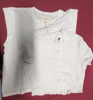 Shein Collared Crop Top size M and the Great INC. Sleeveless Tee size 2