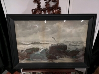 Framed Picture Signed 1878 Maurice Courant