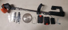 21V Cordless Weed / Lawn Trimmer w/2 Batteries , Charger & Extras . Pre-owned , Working