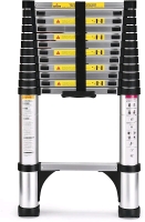 New - 10.5ft Telescoping Ladder, Aluminum Telescopic Ladder , Portable Lightweight