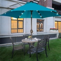 New Blissun 7.5 FT Patio Umbrella with LED lights