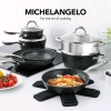 New - MICHELANGELO 16pc Pots and Pans Nonstick Kitchen Cookware Sets - 3