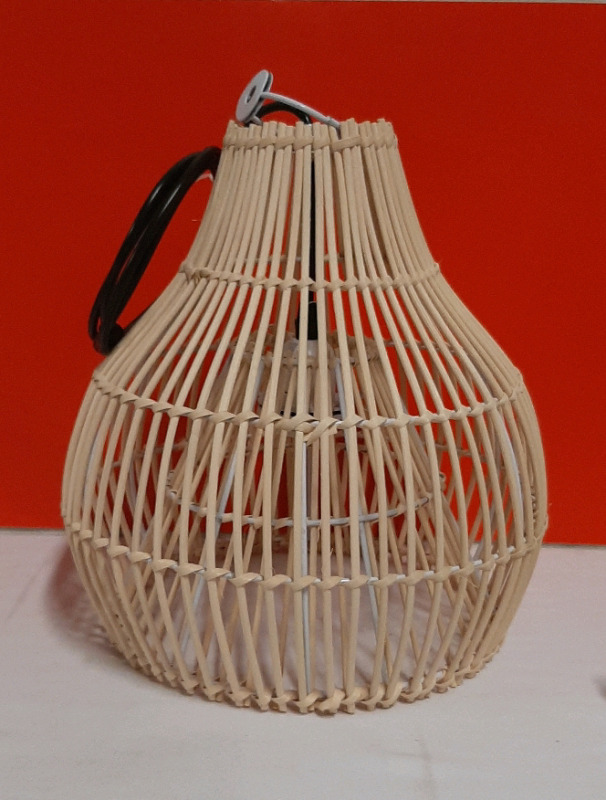 New Rattan Pendant Light