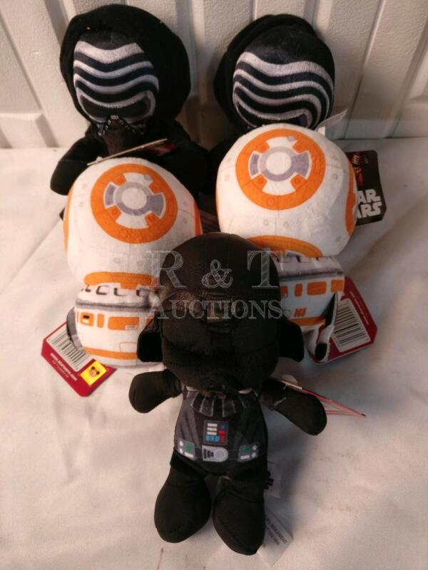 5 New Star Wars 8" Plush Dolls